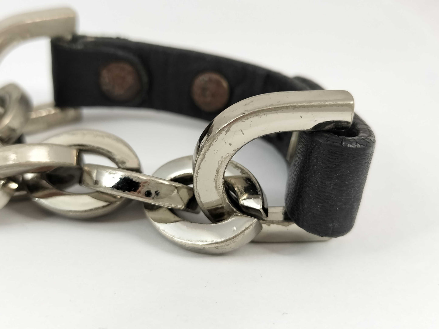Leather and Metal Bracelet Set Bracelet/Bangle