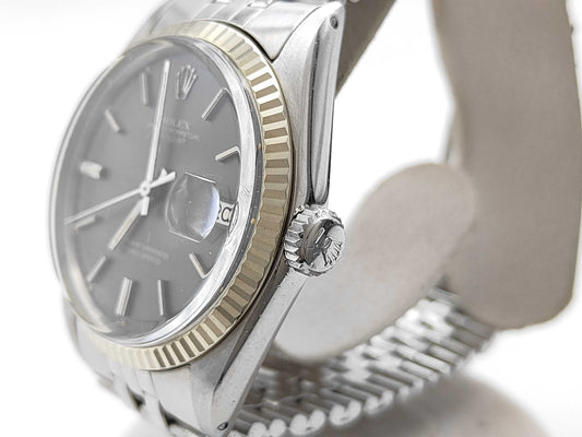 ROLEX 1601 2898688 Gray Dial Jubilee Bracelet Boys' Watch