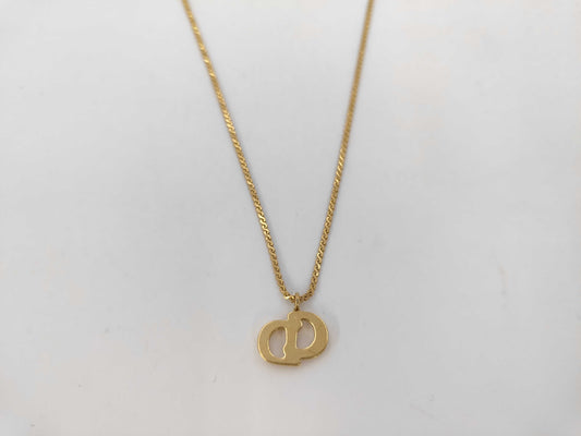 Dior CD logo necklace necklace