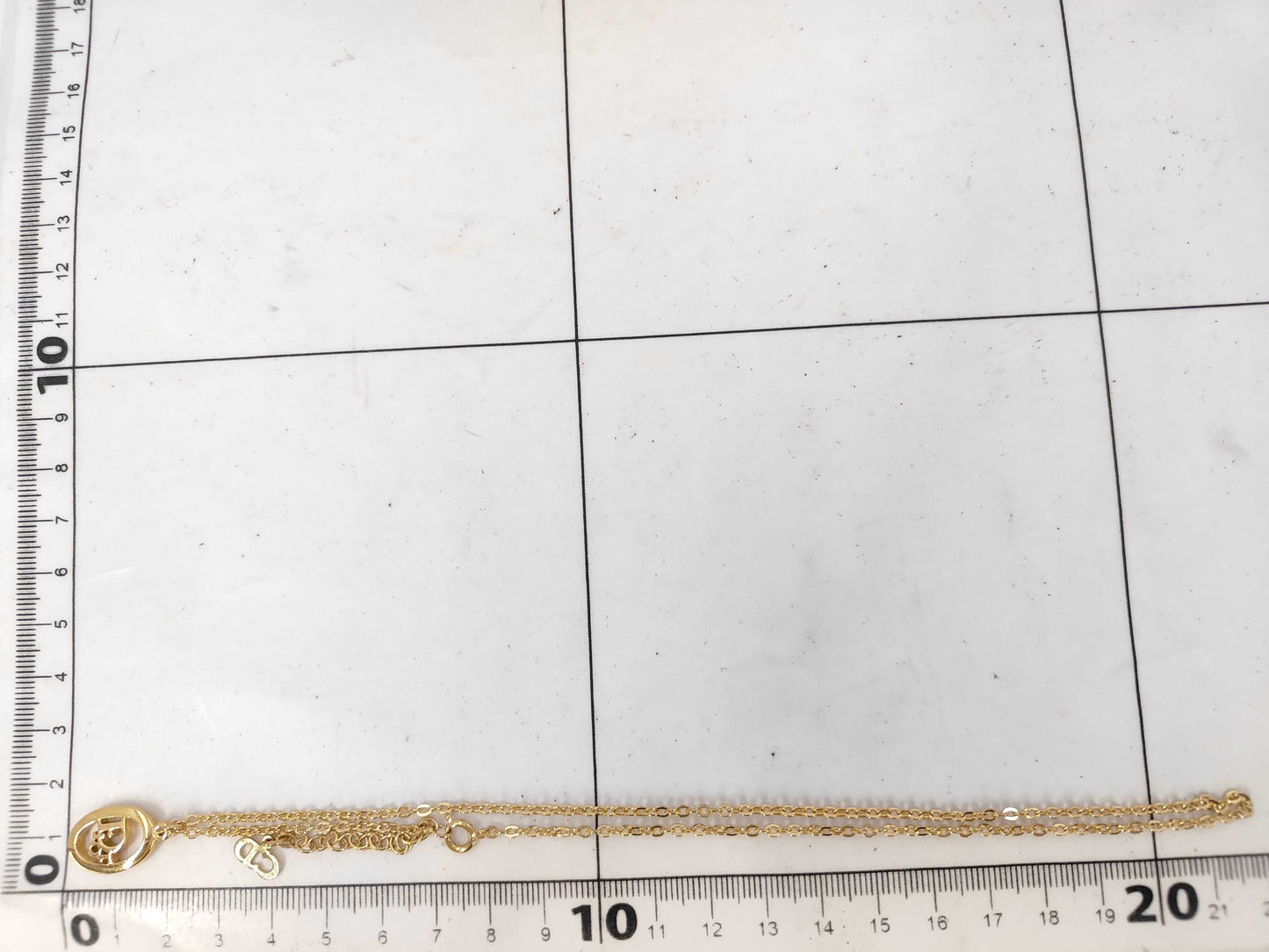 Dior Dior logo necklace necklace