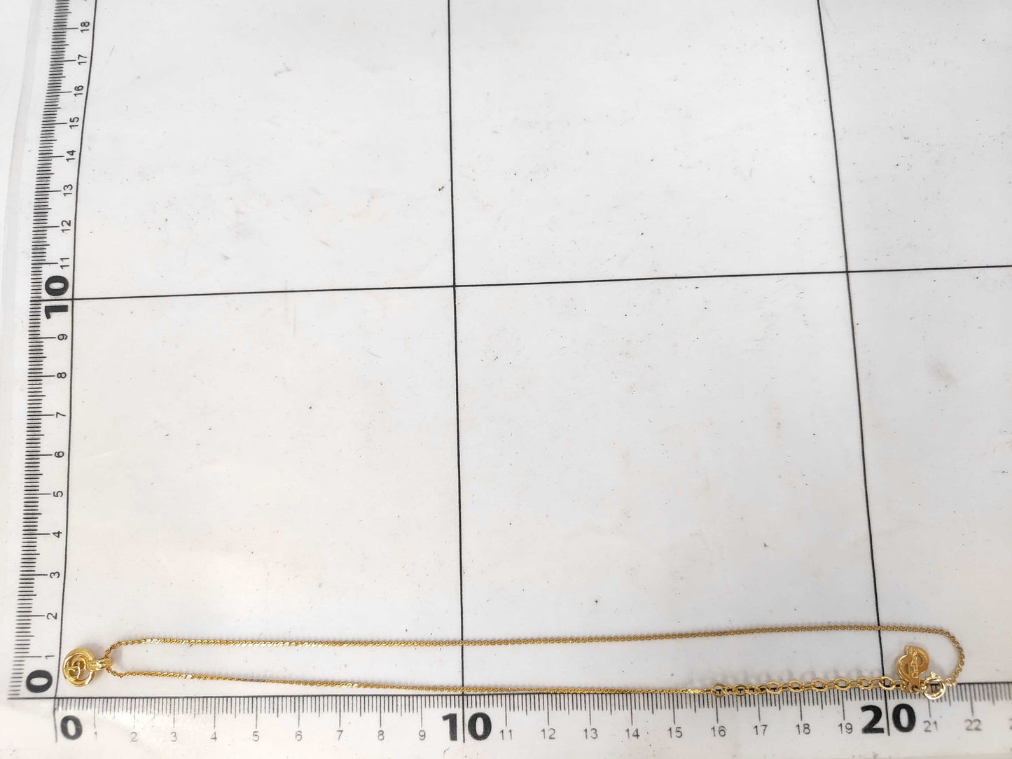 Dior CD logo circle necklace