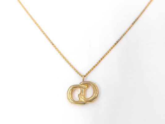 Dior logo necklace necklace