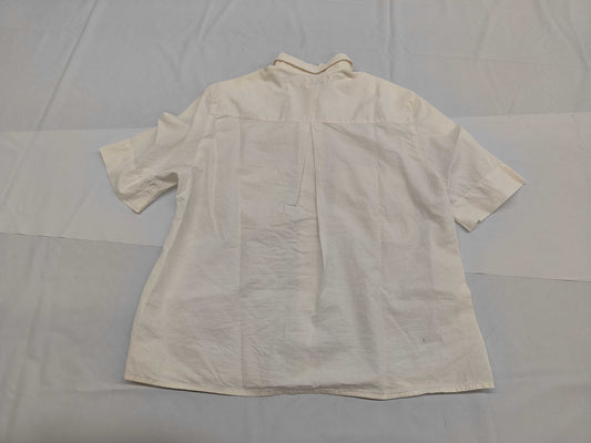CHANEL CHANEL Coco Button Shirt White Size 36-38