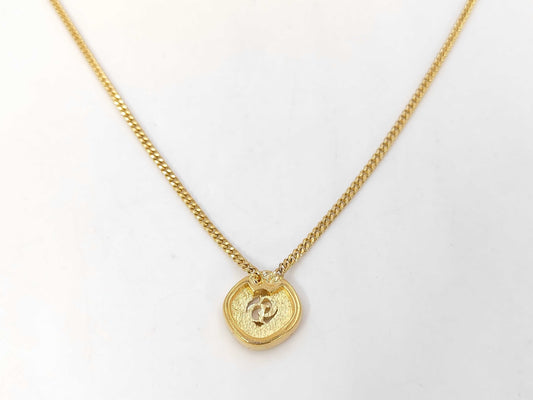 Dior logo rhinestone necklace