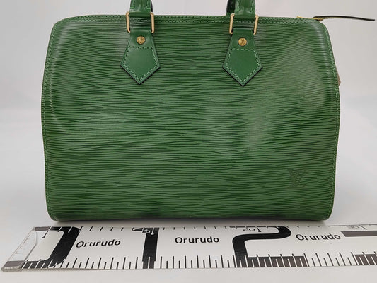 LOUIS VUITTON Epi Leather Louis Vuitton Speedy 25 M43014 Borneo Green Bag Handbag