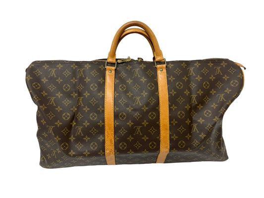 LOUIS VUITTON Monogram Keepall 60 Boston Bag