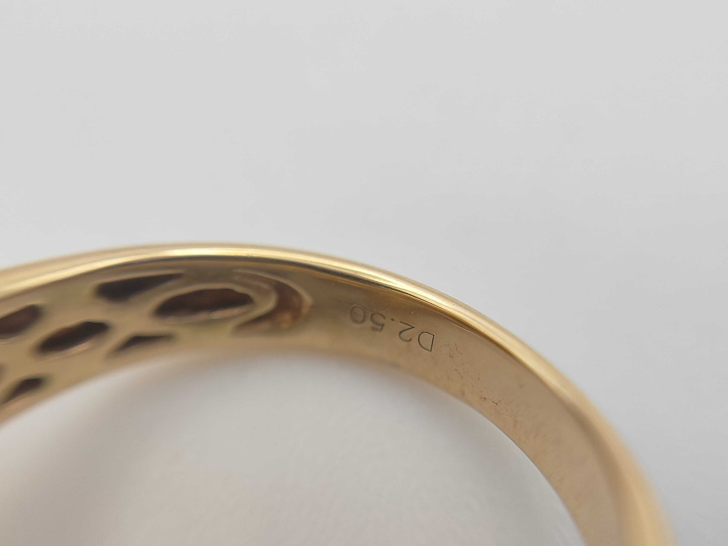 D2.50ct K18 10.9g Ring