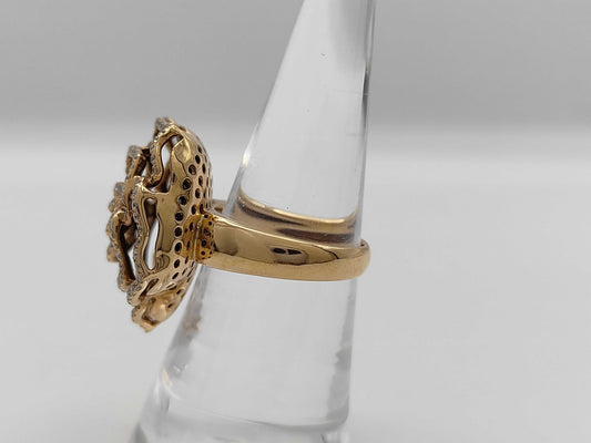 D2.50ct K18 10.9g Ring