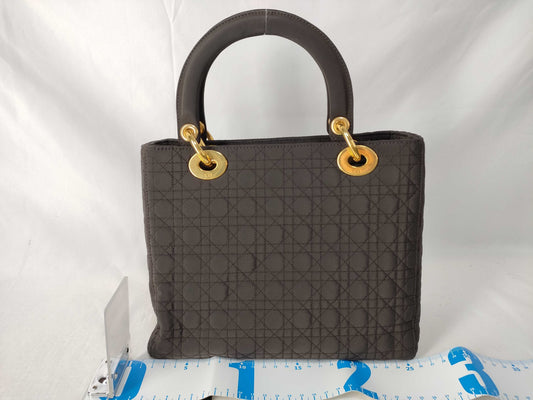 Dior Lady Dior Nylon Handbag