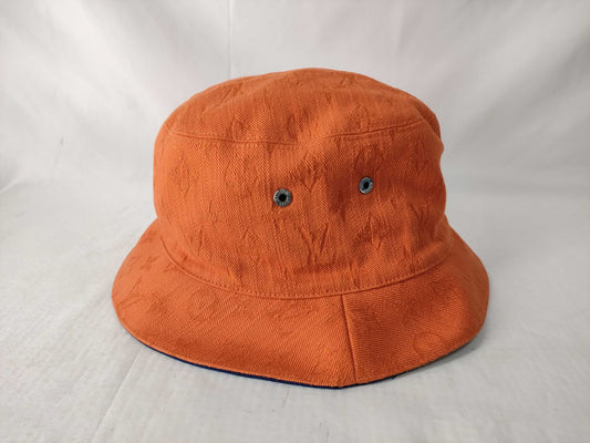 LOUIS VUITTON Chapeau Motif Monogram Denim Hat Other Apparel