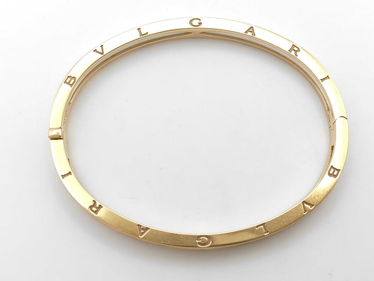 BVLGARI B.zero1 White Cera Large Au750 32.8g Bracelet/Bangle