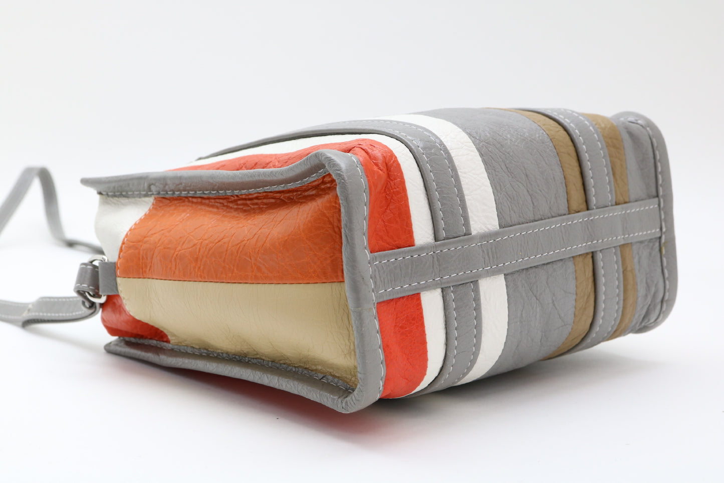 BALENCIAGA Leather Multicolor Bazaar XS 2-Way Tote Bag