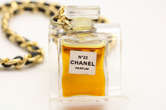 CHANEL No. 22 perfume chain necklace