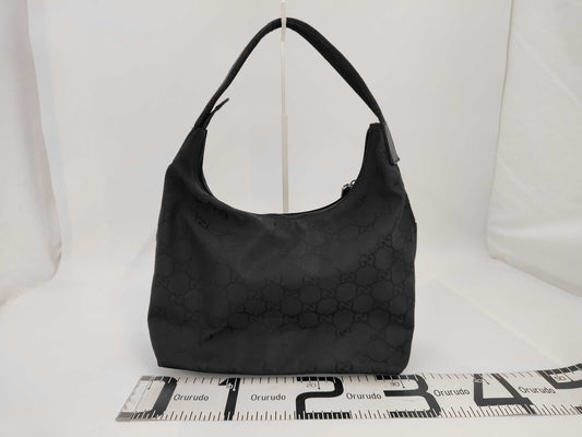 GUCCI GG pattern nylon shoulder bag