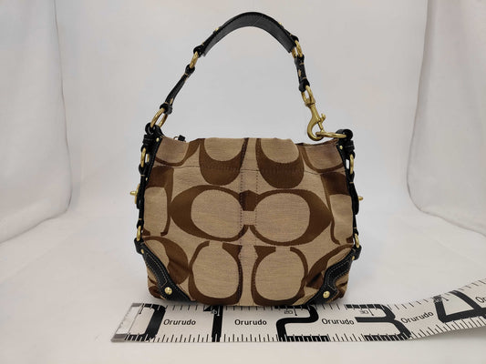 COACH Canvas Signature One-Shoulder Bag Shoulder Bag