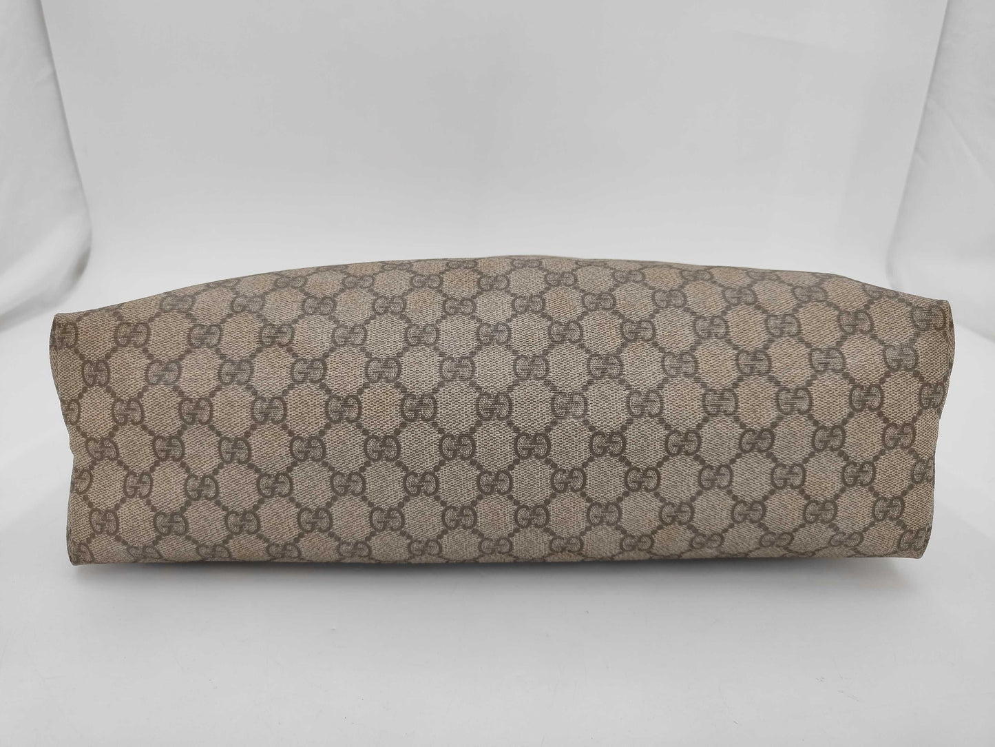 GUCCI GG Supreme 211134 Sherry Line PVC Leather Tote Bag