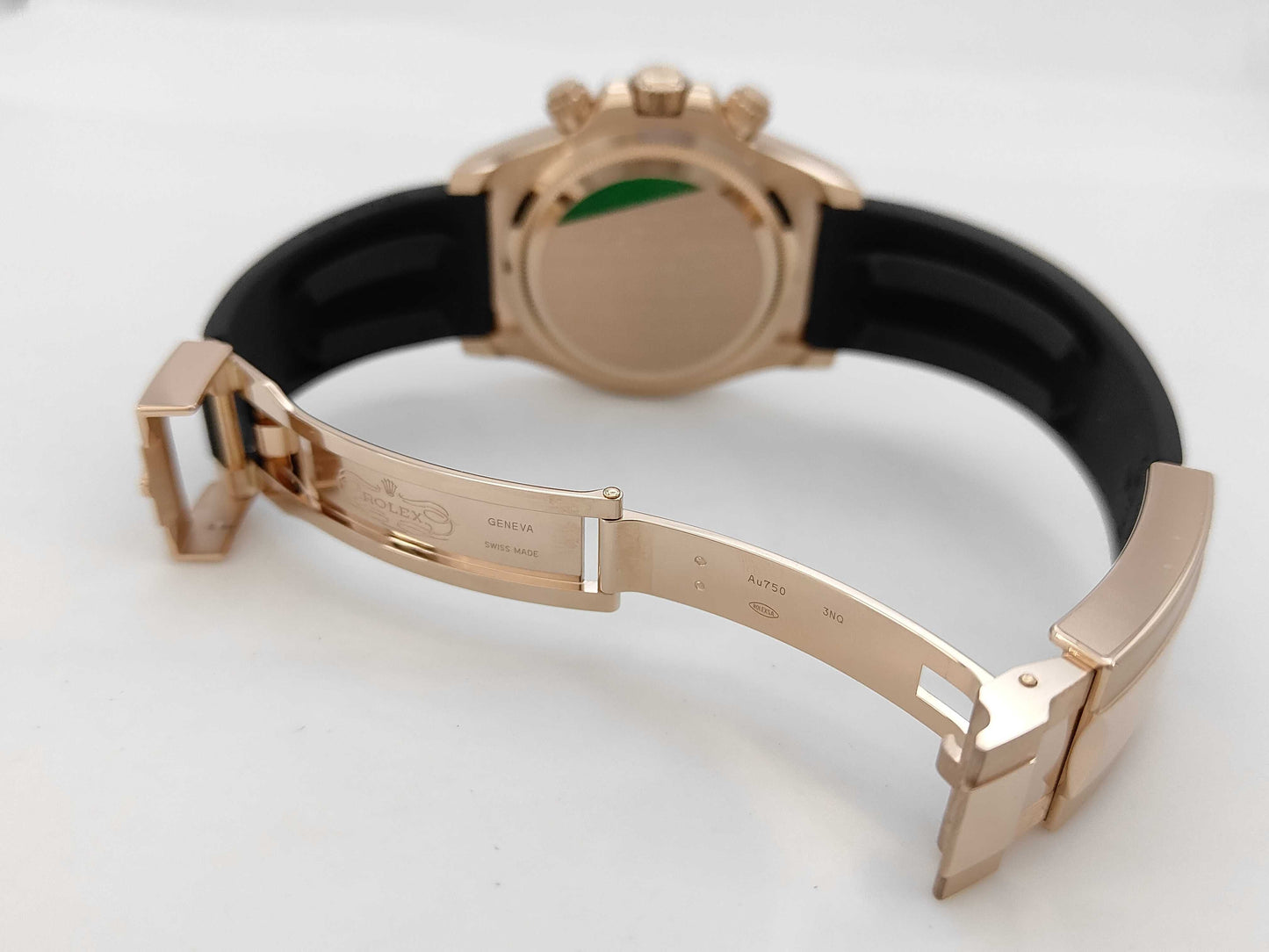 ROLEX 126515LN 9676M3Z6 Bright Black x Sanddust Dial 18K Gold Men's Watch