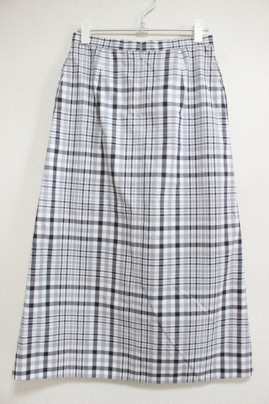 DRAWER 22SS Check Pattern Long Skirt 6524-299-1721 Skirt