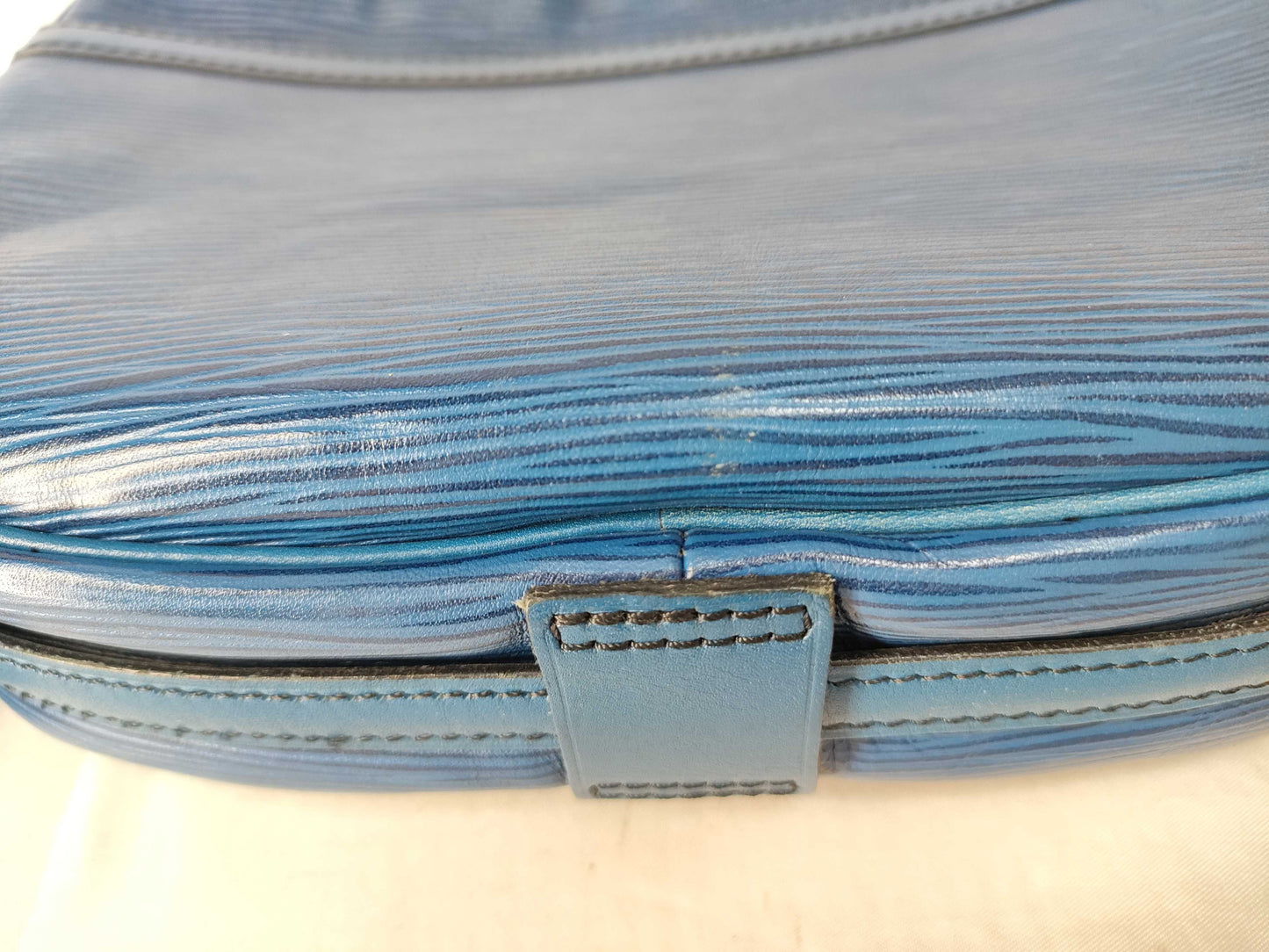 LOUIS VUITTON Epi Louis Vuitton Epi Jone Fille Shoulder Bag Blue Shoulder Bag