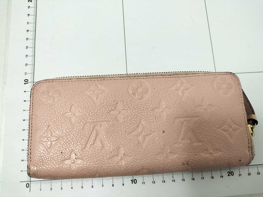 LOUIS VUITTON Monogram Empreinte Louis Vuitton Empreinte Portefeuille Clemence Wallet