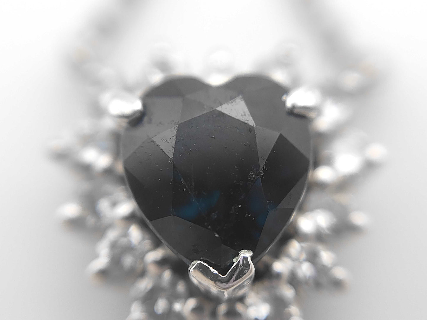 S1.32ct D0.35ct Pt900/Pm900 5.1g Necklace