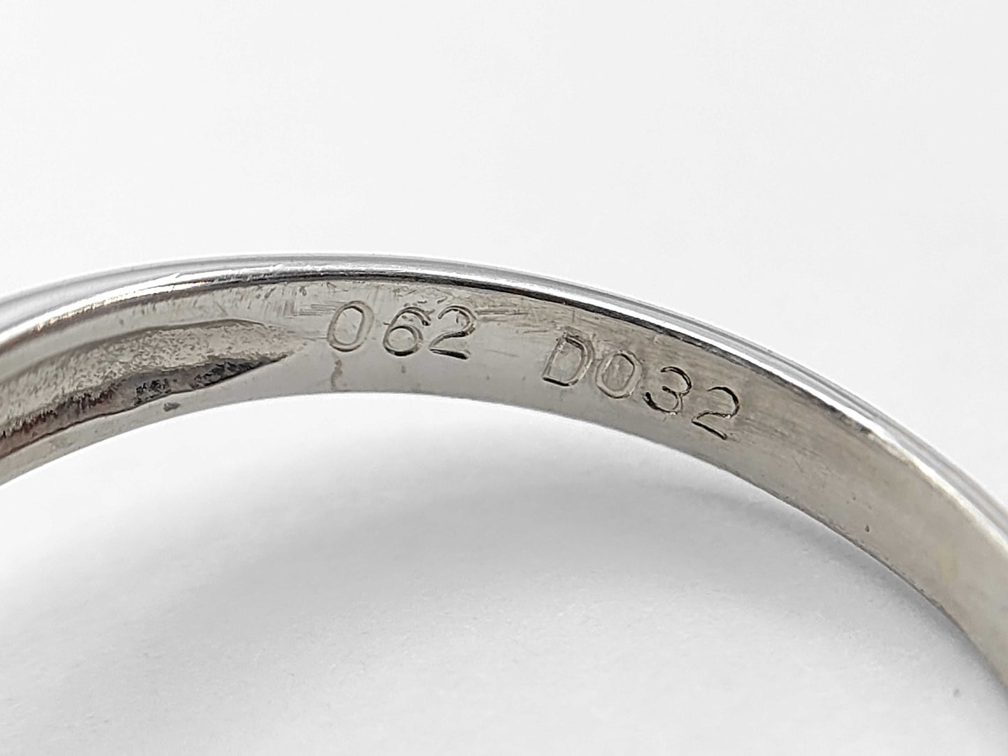 R0.62ct D0.32ct Pt850 4.8g Ring