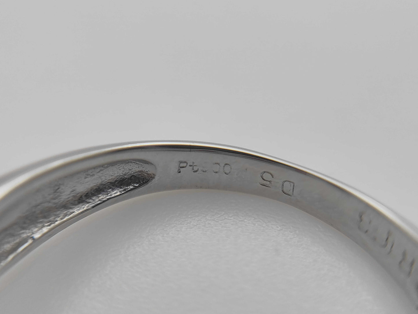 R1.63ct D0.51ct Pt900 7.0g Ring