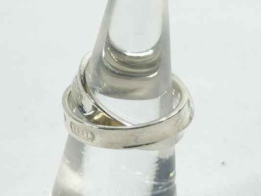 Tiffany & Co. 1837 Ring, SV925, 4.8g, Size 5, Box and Bag Included