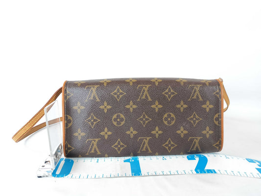 LOUIS VUITTON Monogram Pochette Twin MM Shoulder Bag