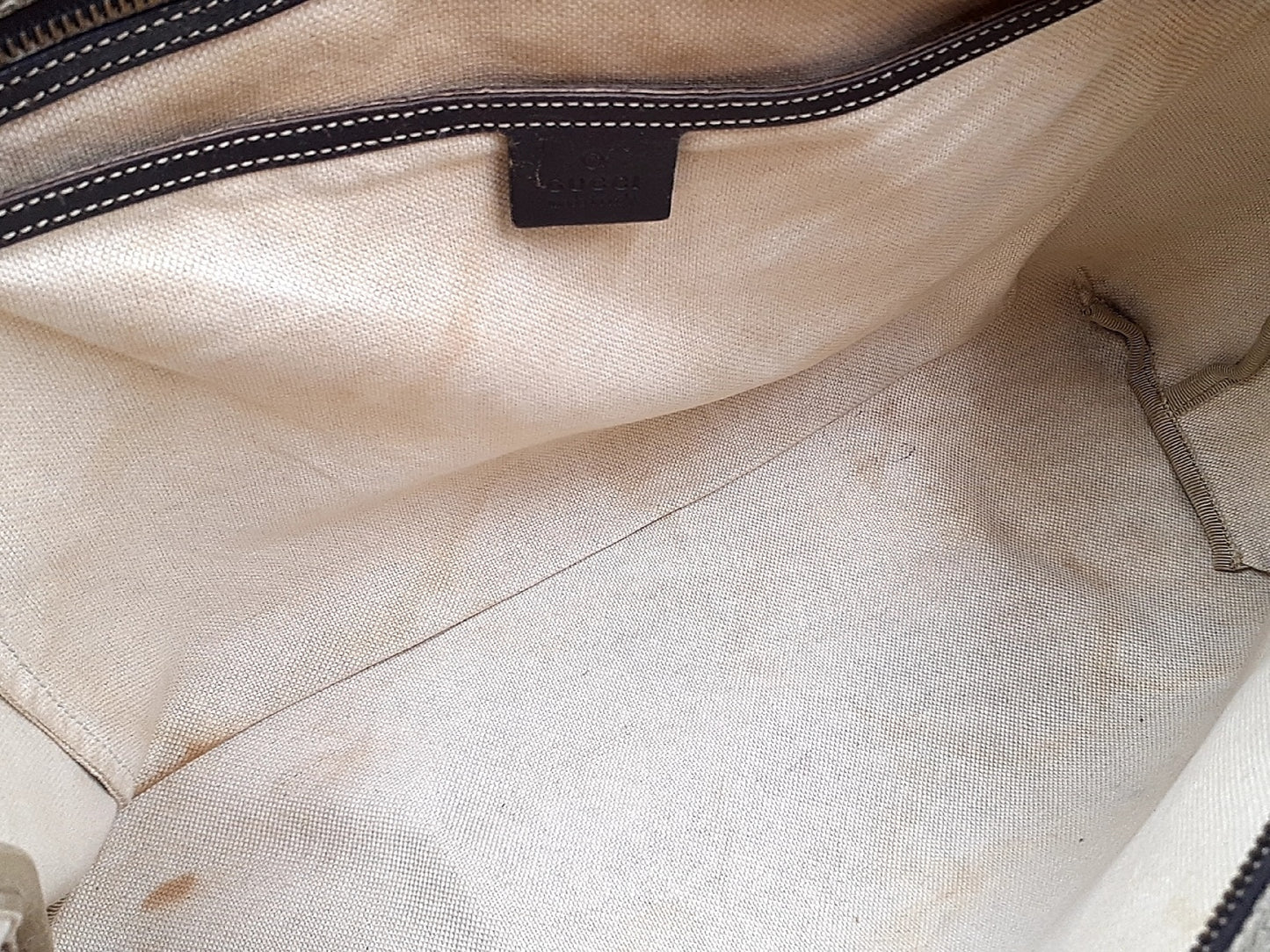 GUCCI GG Crystal 4-Piece Set GG Supreme GG Crystal GG Canvas Leather Tote Bag