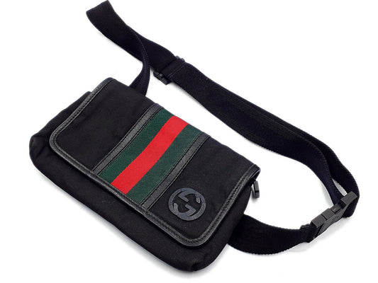 GUCCI Sherry Line Interlocking G Leather Body Bag 181064 Shoulder Bag