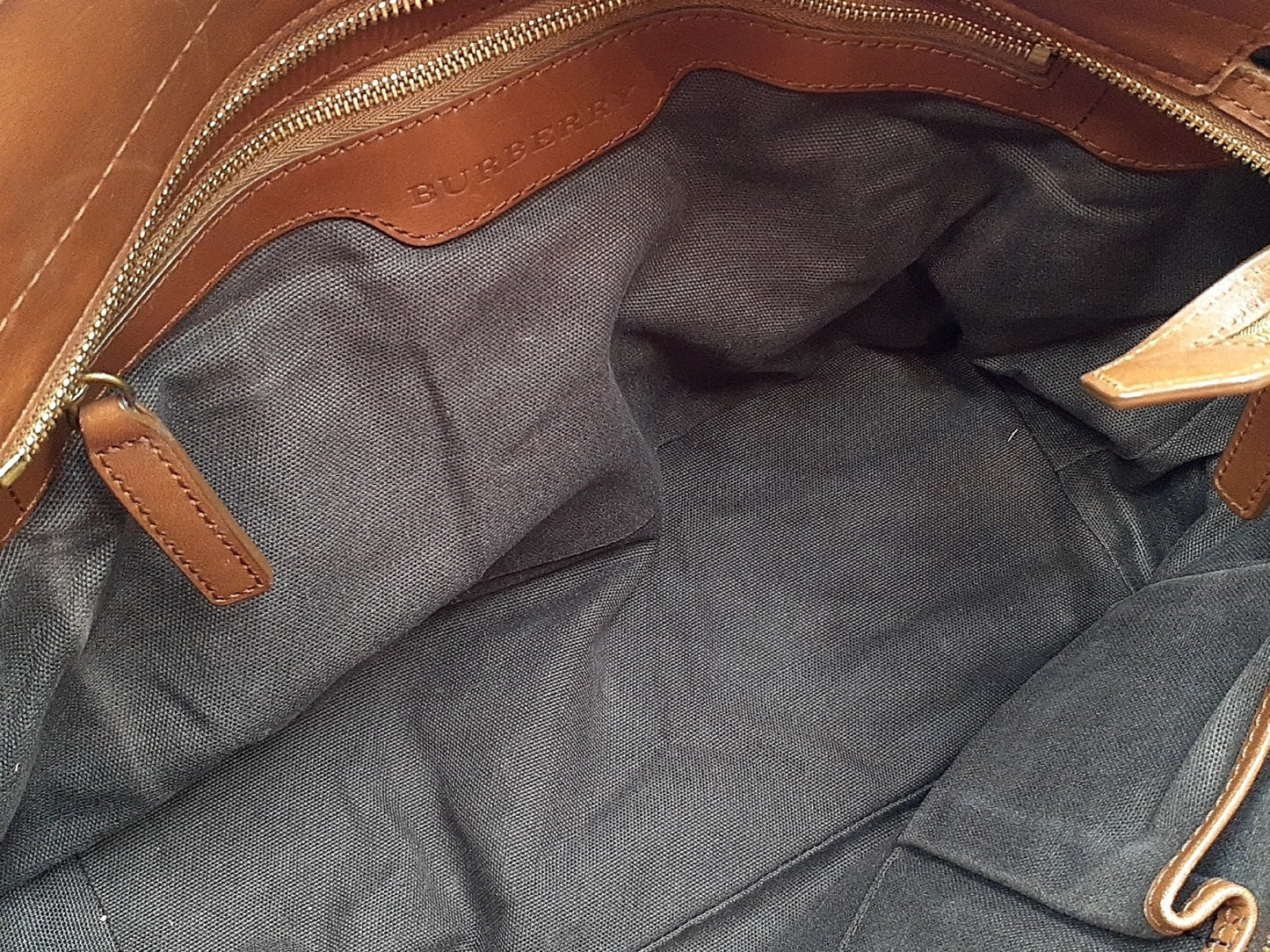 BURBERRY Nova Check Leather Bag 4-Piece Set Tote Bag