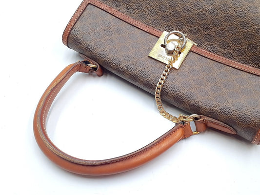 CELINE 4-Piece Macadam Leather Vintage Tote Bag Set