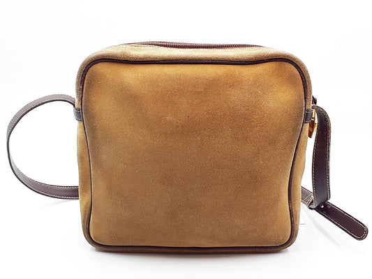 LOEWE Anagram Gold Hardware Leather Shoulder Bag