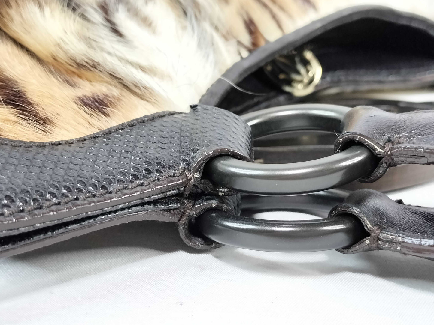 Cartier Marcello Handbag Tote Bag Harako Leopard Print Tote Bag