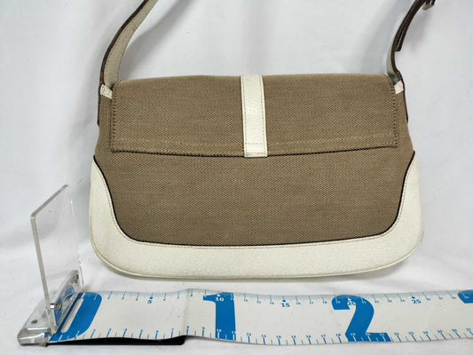 GUCCI Jackie Shoulder Bag/Handbag in White and Beige