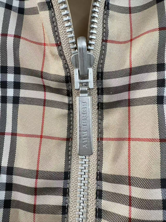BURBERRY Check Pattern Double-Sided Vest, Sanyo Shokai, LL Vest