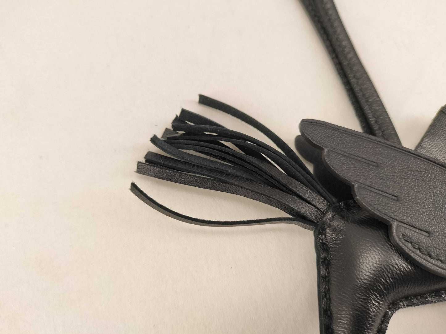 HERMES Rodeo Charm Pegasus K Stamp Black Charm