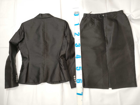 CELINE Silk Suit 2 5285 2 2139 Black 38 Other Apparel