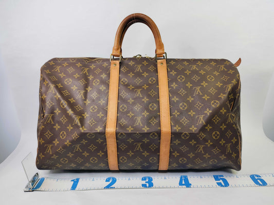 LOUIS VUITTON Monogram Keepall 55 M41424 MI0940 Boston Bag