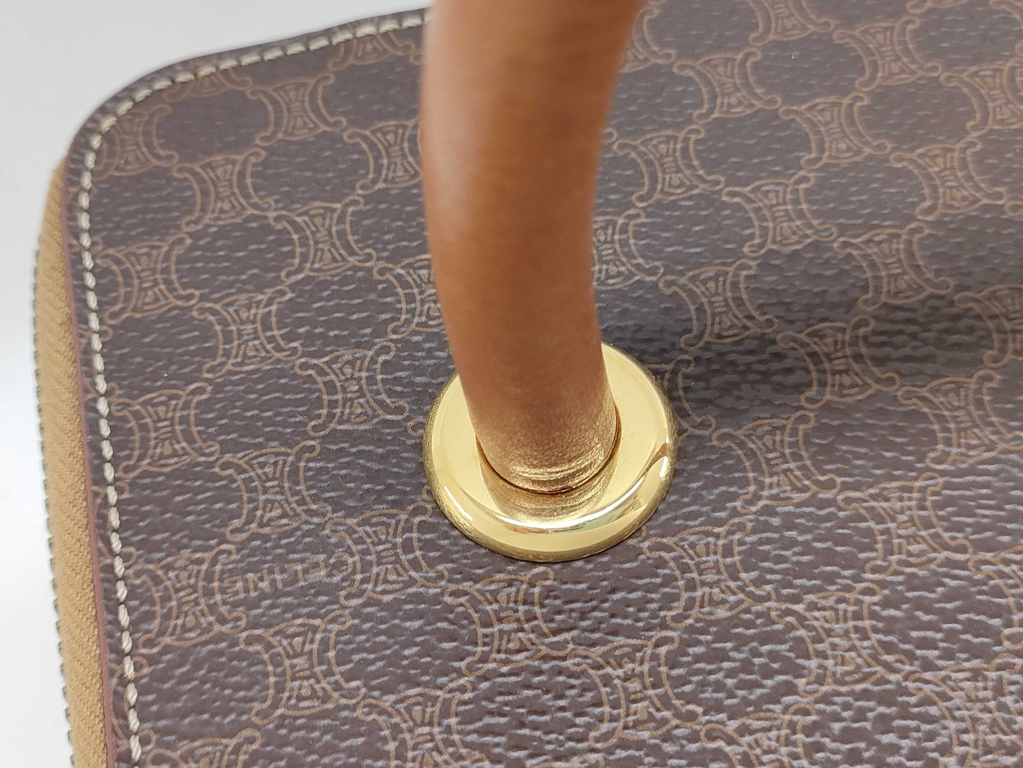 CELINE Macadam Blason Triomphe Pattern Handbag