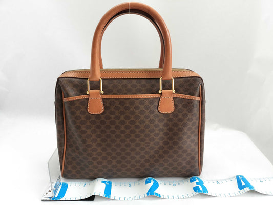 CELINE Macadam Blason Pattern Triomphe Logo Handbag