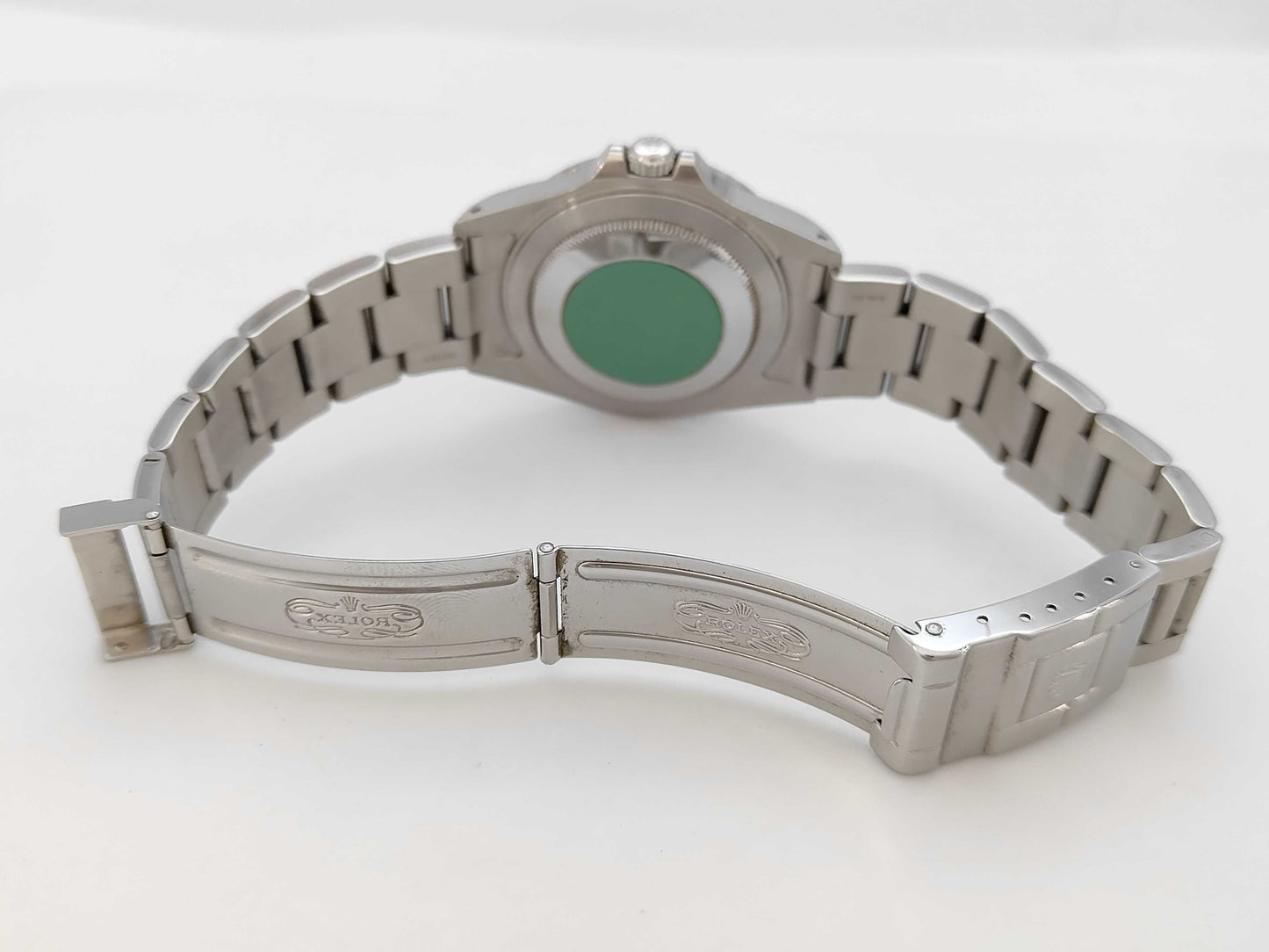 ROLEX 16570 P605723 White Dial Oyster Bracelet Men's Watch