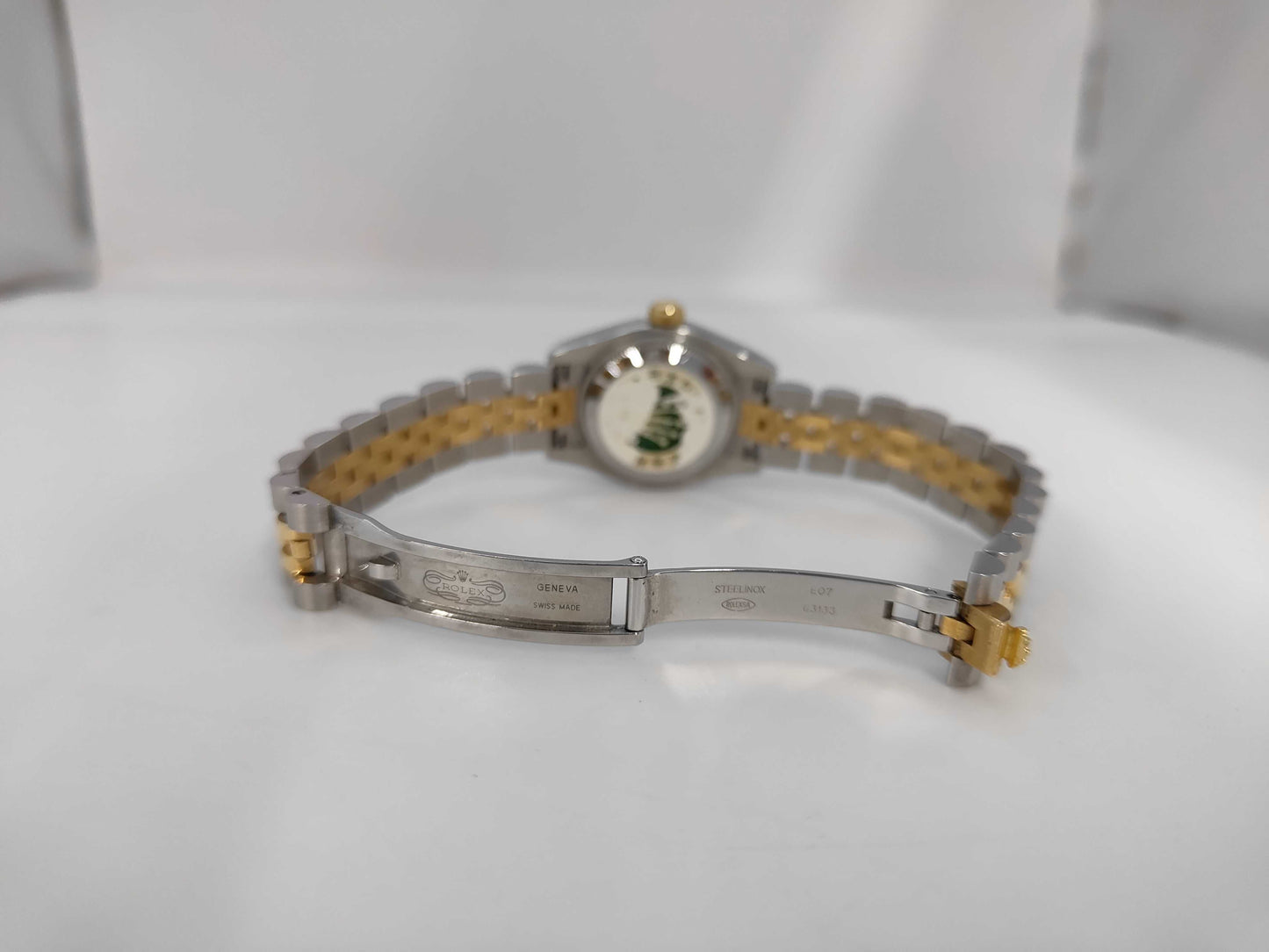 ROLEX 179173G M174257 Champagne Dial Jubilee Bracelet Women's Watch