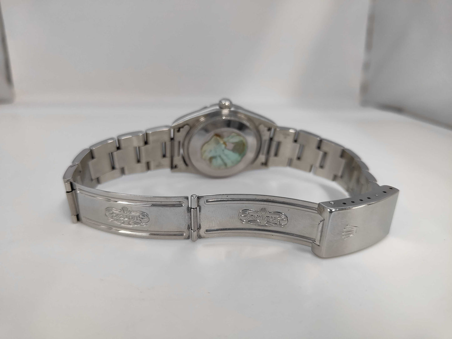 ROLEX 14000 U150946 Silver Dial Oyster Bracelet Boys' Watch