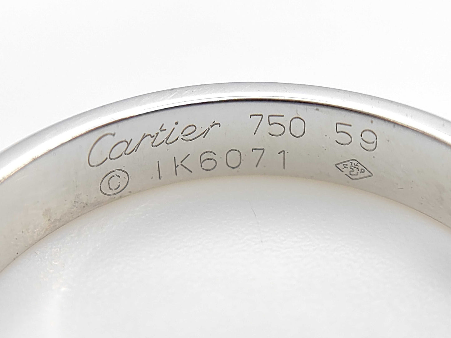 Cartier Mini Love #59 WG 750 3.8g Ring