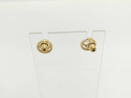 FENDI FENDI GP F is Fendi Gold Earrings