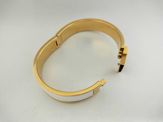 HERMES HERMES Click H Fan Bangle Bracelet/Bangle