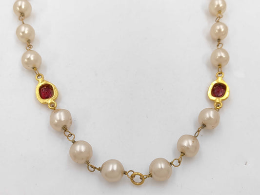 CHANEL CHANEL Pearl Necklace Necklace