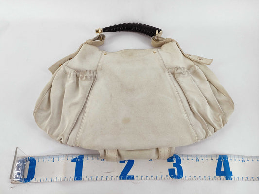 Yves Saint Laurent YSL Mombasa Suede Shoulder Bag